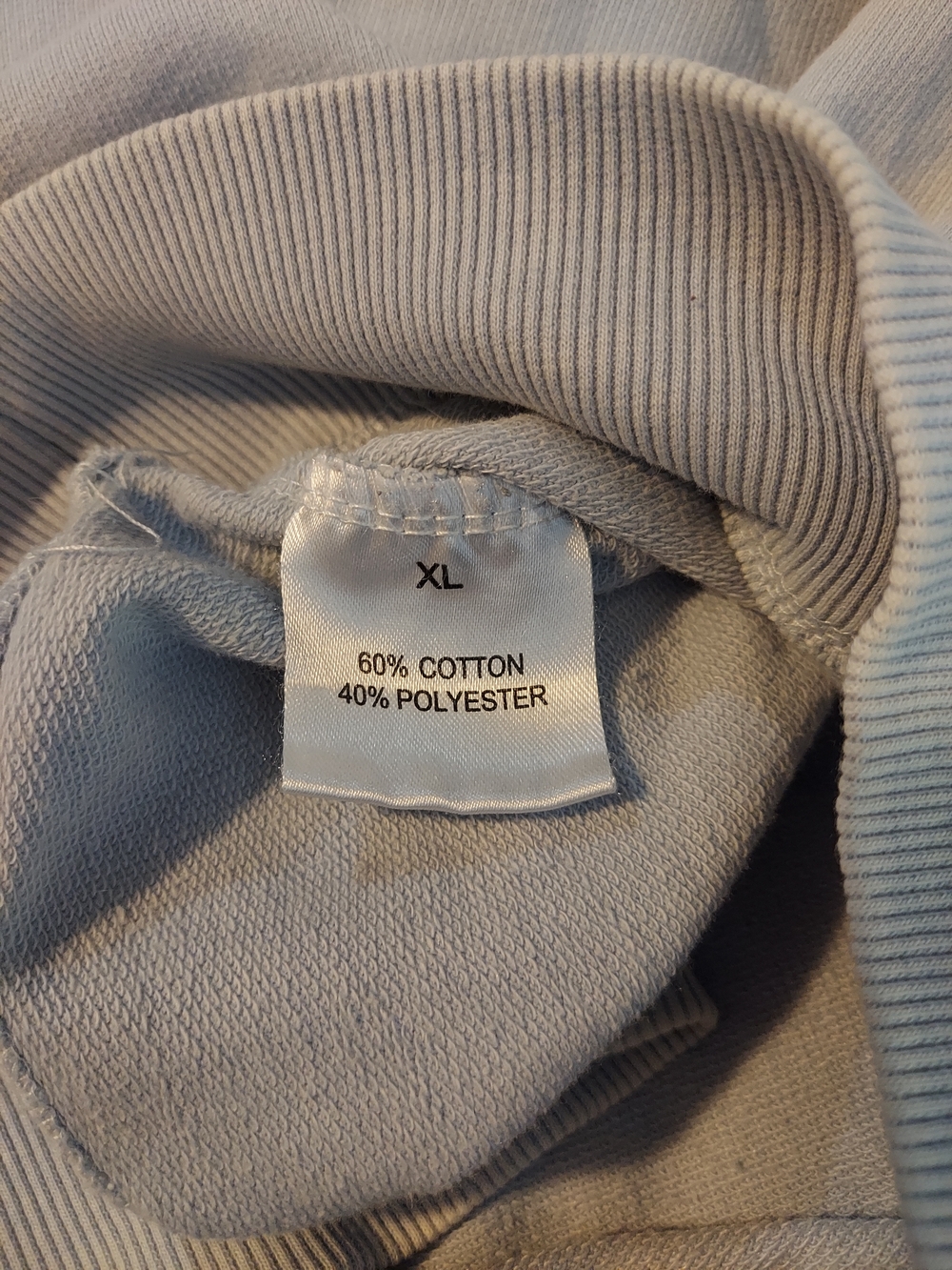 Jane + Delancey Acid Wash Cargo Sleeve Sweatshirt - Pale Blue - Picture 4 of 8